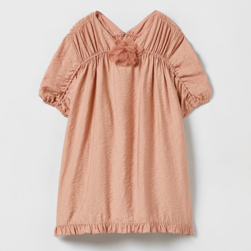 ZARA FLORAL TULLE DRESS